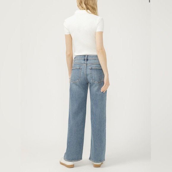 Silver Jeans Suki Mid Rise Wide Leg Jeans - - Picture 2 of 8